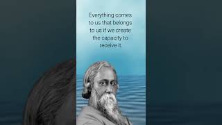 Everything Comes To US That.. #shorts #ShortsVideo #viralVideo #rabindranathtagore