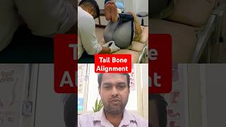 Tail Bone Alignment #feed #shortsviral #drrajneeshkant  #chiropractic #chiropracticcare #comedy