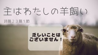 ［礼拝メッセージ］主はわたしの羊飼い