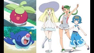 【ポケモンアニメ】リーリエ、マオ、スイレンの手持ちポケモンまとめ  サン＆ムーン【アニ天】