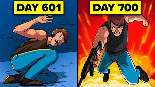 I Survived 700 Days of NUCLEAR WAR (NOT MINECRAFT)