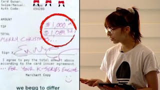 Waitress Gets Surprise $1,000 Tip