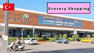 Erasta Shopping Mall Grocery Shopping in Migros Fethiye Turkey with UK Prices - Türkiye