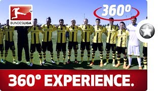 360 Degree Borussia Dortmund Team Huddle - Up Close With Pulisic, Dembele & Co.