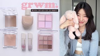 신제품들과 함께 좋아하는 일을 업으로 삼은 사람의 찐후기 grwm. (데이지크 쿨블렌딩/혜림쌤쉐딩/뽐니제작립/뜬금잠옷추천)