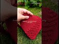 crochet red cute hand bag crochet diy handmade viralshorts