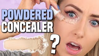 TESTING POWDERED CONCEALER?!? || Full Day Wear Test WITHOUT SETTING IT