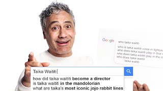 Taika Waititi Answers the Web’s Most Searched Questions | WIRED