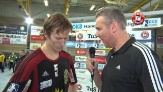 TuS N-Lübbecke vs. HSG Wetzlar Interviews
