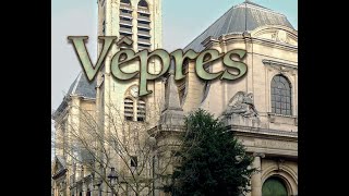 17H00 2èmes  vêpres de la dédicace de St Nicolas du Chardonnet