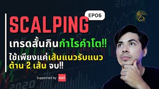 เทรดสั้นกินกำไรคำโต!! เทคนิค ใช้เพียงแค่เส้นแนวรับแนวต้าน 2 เส้น จบ!! | Scalping EP06