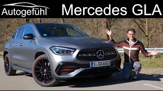 all-new Mercedes GLA 250 FULL REVIEW 2021 2020 - now more SUV than crossover?  Autogefühl