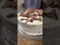 My beginner version of icing a carrot cake