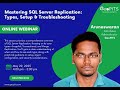 Mastering SQL Server Replication: Types, Setup & Troubleshooting