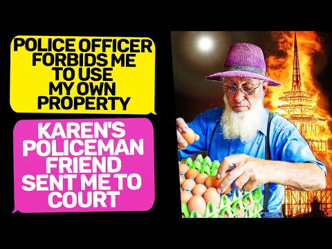 POLICE OFFICER FRIEND OF KAREN forbids me to use my Own Property! I'm the Owner r/EntitledPeople