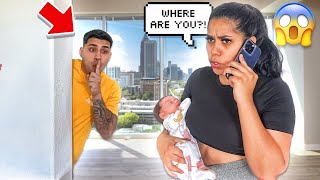 Leaving The Baby Home Alone Prank On Girlfriend! *SHE FREAKS OUT!*