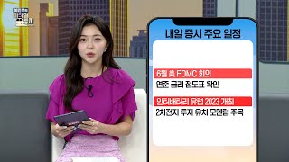 [예지투_내일 증시 주요일정] 6월 美 FOMC 회의, 인터배터리 유럽 2023 개최 #신윤아 아나운서 #예지투