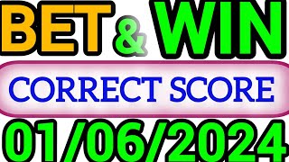 CORRECT SCORE PREDICTIONS TODAY 1/6/2024/FOOTBALL PREDICTIONS TODAY/SOCCER PREDICTIONS TIPS TODAY