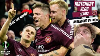 THE SCENES!!! DEVLIN DOUBLE DOWNS ROSENBORG!! Hearts 3-1 (4-3) Rosenborg BK VLOG!!