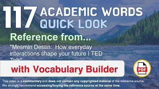 117 Academic Words Quick Look Ref from \