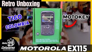 Retro Unboxing Motorola MotoKey EX115 de 2010 Tigo Colombia | Retro Celulares 4k