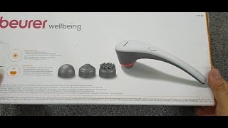 Beurer MG55 Tapping Massager with Infrared Heat - Unboxing \u0026 Testing