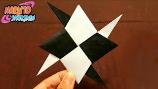 DIY - How To Make a Shuriken Naruto From Paper | Shuriken Paper | Origami Ninja Star