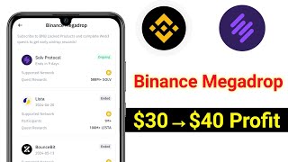 Solv protocol || Binance megadrop || $30/$40 profite free || 588M Solv reward