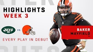 Every Baker Mayfield Play in NFL Debut!