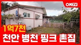 (계약완료) 천안촌집매매로 텃밭넓은 핑크색 충남농가주택매물