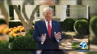 Trump COVID update: President is back in Oval Office, touts Regeneron in Twitter video today | ABC7