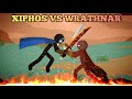 XIPHOS VS WRATHNAR Stick War Legacy Animation dc2 Epic Generals Battle! Kytchu