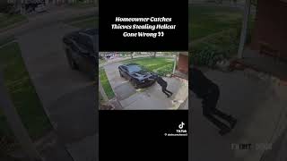 Homeowner catches thieves STEALING HELLCAT Goes Wrong! 👀🤯