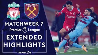 Liverpool v. West Ham | PREMIER LEAGUE HIGHLIGHTS | 10/31/2020 | NBC Sports
