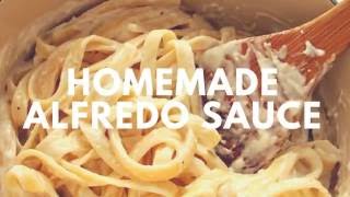 Homemade Alfredo Sauce Recipe | Crunchy Creamy Sweet