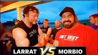 Devon Larratt vs Paulo Morbio Armwrestling training