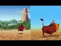 Comparing Lion king to Lion king 1 1/2 rescuing Simba