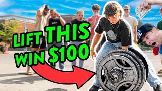 Lift This Dumbbell WIN $100!