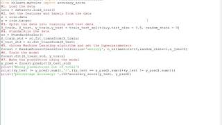 Random Forest using Scikit-learn on Iris dataset