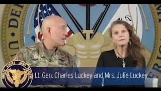 LTG Luckey & Mrs.  Luckey highlight Financial Readiness | U.S. Army Reserve