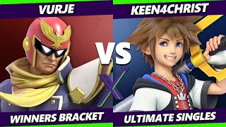 S@X 563 - VurJe (Captain Falcon) Vs. Keen4Christ (Sora) Smash Ultimate - SSBU