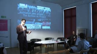 APF: The Archive as Project/ conference- 1. introduction (EN)