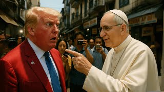 Giáo Hoàng LEO XIV CHỈ MẶT TRUMP Và Nói Một Câu Khiến Ông ĐỎ MẶT Trước Truyền Thông