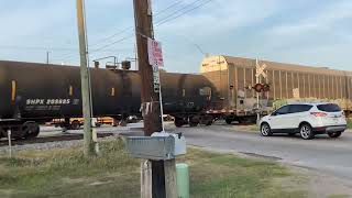 UP 8785 SB With SD40-2 Power Leads Manifest Magnolia,Tx