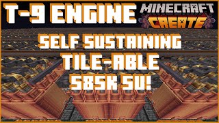 585K SU! 4x Tier 9 Steam Engine Block! - Minecraft: Create