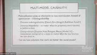 Multicalibration, Universal Adaptability and Causality