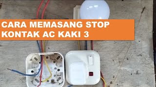 AWAS !!! INI CARA YANG BENAR PASANG COLOKAN AC!!! #ac #hvac