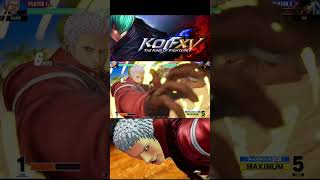 how many hits in this combo 😎 #short #ps5 #shortsvideo #kof15 #yashiro ##shorts