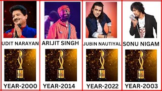 IIFA Award Winners List For Singer 2000 - 2023 !IIFA 2023 FULL WINNER LIST  #arijitsingh #sonunigam