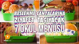 Beslenme Çantalarına Ziyafet Taşıyacak 7 Okul Menüsü - Sağlıklı Tarifler